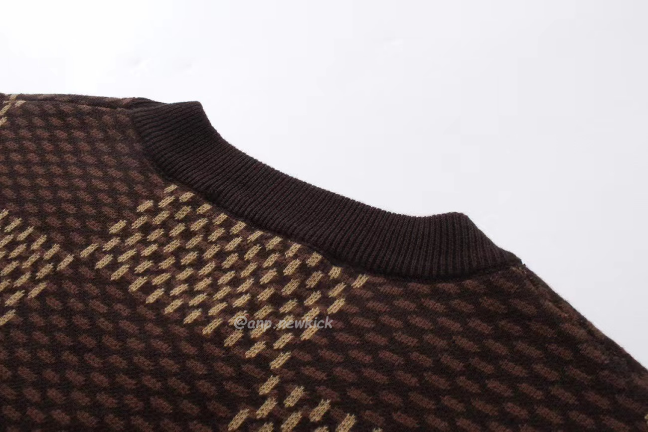 Louis Vuitton Round Necked Checkerboard T Shirt (27) - newkick.org